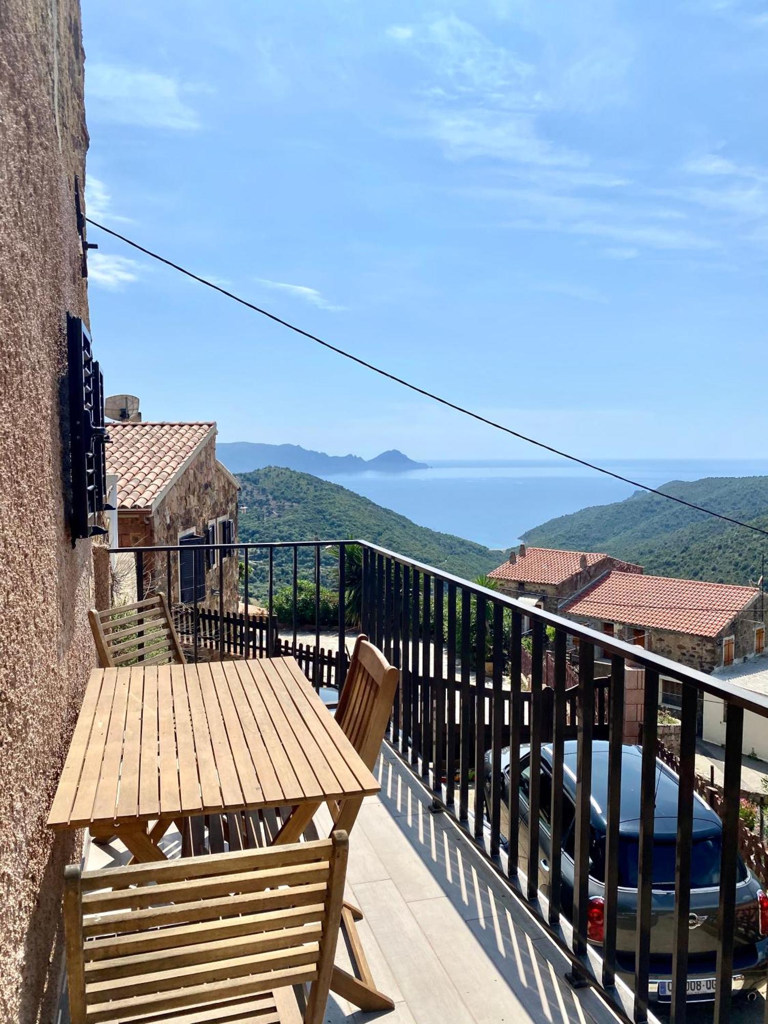 Studio Terrasse Vue Mer Clim Wifi Parking Partinello Exterior foto